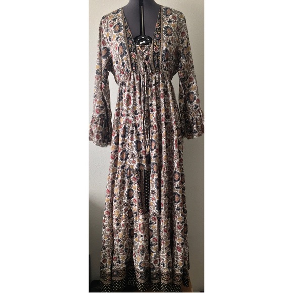 Chaudry Boho Floral Maxi Dress - Picture 2 of 12